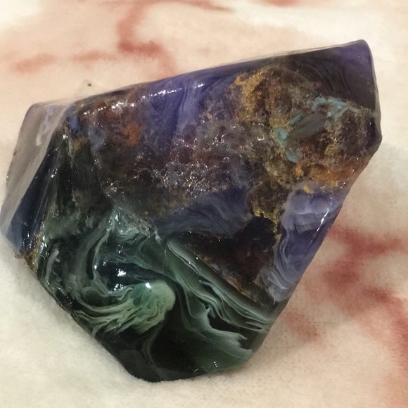 Azurite Malachite Scented Soap Rocks 6oz NWT - Picture 4 of 10